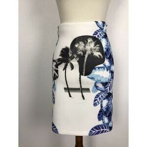 Opening Ceremony Pelagic Print Skirt